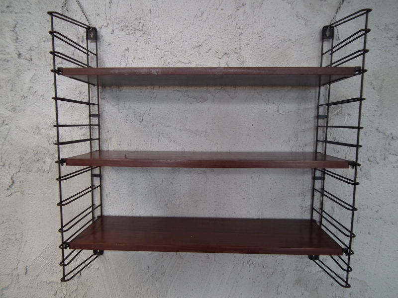 voorkant skelet Koor Vintage Tomado Boekenrek Teak - Design4all