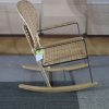Rotan schommelstoel