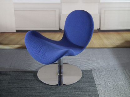 Design fauteuil blauw