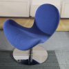 Design fauteuil blauw