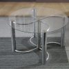 salontafel glas en metaal