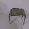 Vintage verchroomd stalen buisframe salontafel met rookglazen blad / 1970 - Afbeelding 2
