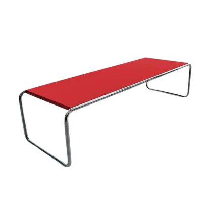 Rode Knoll laccio coffee table set de laccio tafel van Knoll