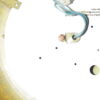 2x Sölken Space Age Pop Art ronde messing en metalen wand of planfond - Afbeelding 3
