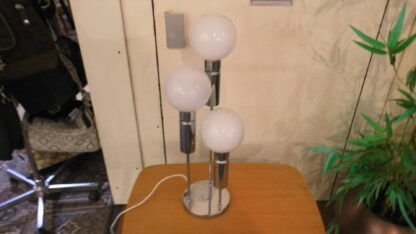 Vintage Jaren 60 Solken Leuchten chromen drie spots kogels - Afbeelding 4