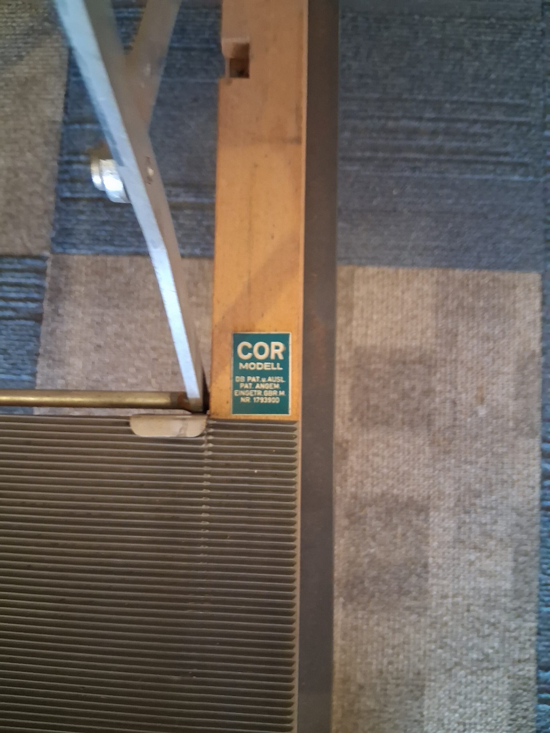 Vintage klap-opstap kruk, COR, jaren 60 - Afbeelding 6