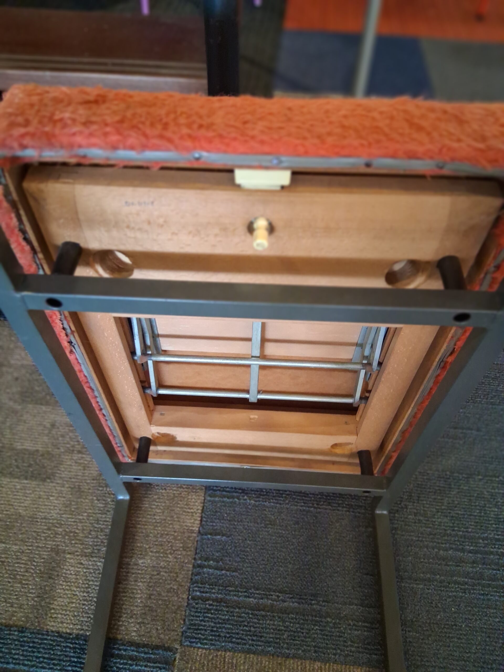 Vintage klap-opstap kruk, COR, jaren 60 - Afbeelding 3